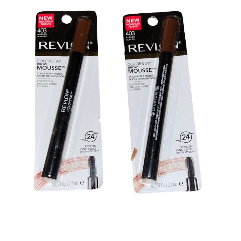 Revlon ColorStay Brow Mousse - Rich Brown 2 packs #403 Auburn